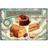 SUPERDANT Insegne In Metallo per Dolci Freschi Cartello In Latta Decorative Da Parete Poster Divertenti Arte Murale Vintage per Bar Negozi di Dolci Bar Pub 30x20cm