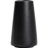 HUBUISH Vaso nero opaco - Vaso per fiori nero, 15,2 cm, piccolo vaso in ceramica semplice e moderno per fiori/erba della pampa, vaso minimalista bohémien per centrotavola, decorazione per la casa e il bagno