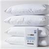 Homescapes Set di 4 copricuscini impermeabili 48x91 cm con cerniera, copricuscino impermeabile, anallergico e lavabile