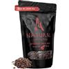 NATURAL de Costa Rica Granella di cacao 100% cacao puro gourmet artigianale naturale senza zucchero proveniente dai Caraibi Bribri Costa Rica micro-lotti essiccati al sole e tostati con legna sacchetto ermetico con valvola