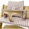 WANDGU Cuscino per seggiolone Stokke Tripp Trapp: morbido e confortevole, rivestimento laminato, set di cuscini per seggiolone, adatto per Stokke Tripp Trapp (piccola margherita)
