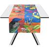 Excelsa Rhapsody Runner da Tavolo, 60% Cotone, 40% Poliestere, Cm. 45 x 140, Multicolore