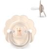 Suavinex, Ciuccio Wonder, 6-18 mesi, Scudo Rotondo, Beige