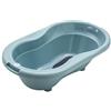 Rotho Babydesign TOP Vaschetta per bagnetto, Tappetino antiscivolo e Tappo di scarico, 0-12 mesi, Lagoon (Celeste), 20001 0292