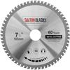 Saxton Blades Saxton TCT18560TMB - Lama per sega circolare in alluminio e rame, 185 mm x 60 denti, per Bosch Makita Dewalt Evolution compatibile con seghe da 190 mm