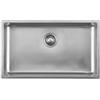 Foster 2157 880 Lavello da Incasso 1 Vasca Monovasca 750 x 440 mm sottotop Serie KE R15 Acciaio Inox Vintage 2157880