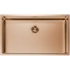 Foster PRONTA CONSEGNA - SPEDIZIONE IMMEDIATA Foster 2157 855 Lavello da Incasso 1 Vasca Monovasca 750 x 440 mm sottotop Serie KE R15 Acciaio Inox PVD Brandy 2157855
