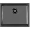 Foster 2155 856 Lavello da Incasso 1 Vasca Monovasca 540 x 440 mm sottotop Serie KE R15 Acciaio Inox PVD Gun Metal 2155856