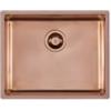 Foster 2155 858 Lavello da Incasso 1 Vasca Monovasca 540 x 440 mm sottotop Serie KE R15 Acciaio Inox PVD Copper 2155858