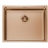 Foster 2155 855 Lavello da Incasso 1 Vasca Monovasca 540 x 440 mm sottotop Serie KE R15 Acciaio Inox PVD Brandy 2155855