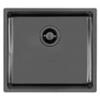 Foster 2154 856 Lavello da Incasso 1 Vasca Monovasca 490 x 440 mm sottotop Serie KE R15 Acciaio Inox PVD Gun Metal 2154856