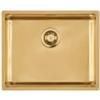 Foster 2155 859 Lavello da Incasso 1 Vasca Monovasca 540 x 440 mm sottotop Serie KE R15 Acciaio Inox PVD Gold 2155859