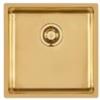 Foster 2156 859 Lavello da Incasso 1 Vasca Monovasca 440 x 440 mm sottotop Serie KE R15 Acciaio Inox PVD Gold 2156859