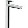 hansgrohe Talis E - Rubinetto per lavabo senza scarico, Miscelatore lavabo risparmio idrico (EcoSmart) con altezza bocca 234 mm, cromo, 71717000