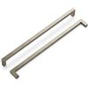 Hickory Hardware Maniglie per armadietti da cucina con nucleo solido, accessori per porte e cassetti, foro centrale da 30,5 cm, in acciaio inossidabile, collezione Skylight (confezione da 1)