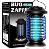 Regevo Lampada Antizanzare Elettrica 4000V, Ammazzazanzare da Esterno e Interno 20W con Luce LED, Trappola per Insetti Professionale IPX4 Impermeabile, Zanzariera Elettrica per Giardino, Casa