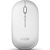 Cable Technologies Mouse Wireless Due Modalità Professionale, DUE COLORI, Mouse Silenzioso Ergonomico Ricaricabile e Bluetooth 5.0,Plug & Play, Anti interferenza 1600dpi,Ottico Wifi sottile senza fili