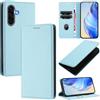 XINYEXIN Cover per Samsung Galaxy A56 5G, Custodia Portafoglio in Pelle Cover Folio a Libro con Slot per Porta Carte Supporto Magnetica Flip Case - Cielo Blu