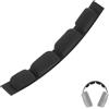 Linkidea Fascia di ricambio in tessuto a rete compatibile con cuffie Sennheiser HD600, HD580, HD650, HD660S, parti di riparazione del coperchio superiore (nero)