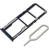 Eonpam Vassoio Carta SIM per Xiaomi Redmi Note 11/Note 11s Porta Scheda SIM con Pin della SIM(Nero)
