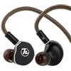 Linsoul 7Hz x Crinacle: Diablo/Divine In Ear Monitor, Cuffie con Driver Magnetici Planari da 14,5 mm, Auricolari HiFi con Cavo Staccabile in Rame Monocristallino 2Pin per Audiofili (Diablo, Nero)