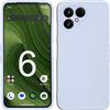 GIOPUEY Cover Compatibile con Fairphone 6, Il Materiale TPU Ultrasottile Custodia, Anti Impronta Digitale Phone Case [Resistente all'Usura] [Antiscivolo] - Blue