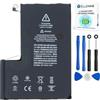 ELLENNE - Batteria per Apple iPhone 12 PRO MAX da 3687mAh con Kit Cacciaviti Incluso