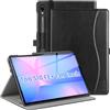 ZtotopCases Custodia Sottile per Samsung Galaxy Tab S10 FE 10,9 2025 (Modello SM-X310/SM-X316B) - Copertura Leggera con Sveglia Automatica, Angoli Rinforzati & Tagli di Precisione - Nero