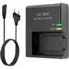 Solryn Caricabatterie Rapido per LC-E10 LC-E10C LP-E10, Caricatore Batterie Compatibile con Canon EOS 1100D / 1200D / 1500D / 3000D / X50 / Rebel T3, Carica Batteria Fotocamera con Cavo di Alimentazione UE