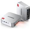 ACEMAGICIAN K1 Mini PC, AMD Ryzen R2544 (Superiore a 3500U/N150/Ν95,Fino a 3,7 GHz), 8GB DDR4 256 GB SSD Mini Desktop Computer, Scheda grafica AMD Radeon, 4K@60Hz Triplo Display/Win11 Pro/WiFi 5/BT4.2