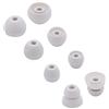 JNSA - Set di 8 tappi per le orecchie in silicone compatibili con New Beat s Flex, 4 dimensioni 4 paia di auricolari di ricambio per cuffie wireless Beat s Flex, colore: grigio (BtsFlex)