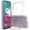 Generico Cover Compatibile con Motorola Moto G30 XT2129-1 XT2129-2 / Moto G20 XT2128-1 / Moto G10 XT2127-2 / G10 POWER custodia case soft GEL SILICONE protezione flessibile SLIM MORBIDA TPU trasparente
