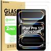 GOZOPO Pellicola Protettiva per iPad Pro 11 pollici (M5/M4, 2025/2024), [Antigraffio] Pellicola in Vetro Temperato per iPad Pro 11'' 2025/2024