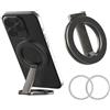 XFSRG Supporto ad Anello Magnetico Bifacciale Piegatura a Z Regolazione Multi Angolo Supporto Cellulare per Cucina Fitness Navigazione in Auto