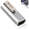 Voltvera Adattatore da USB C a magnete per MacBook Magsafe 2, PD 100 W tipo C a magnetico 2 T Tip Adattatore per MacBook Air Pro 2013-2015 Laptop Convertitore di ricarica USB C a T magnetico