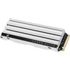 Corsair MP600 ELITE 4TB M.2 PCIe Gen4 x4 NVMe SSD per PS5 - Dissipatore Incluso - M.2 2280 - Fino a 7.000MB/sec di Lettura Sequenziale - NAND 3D TLC ad Alta Densità - Bianco