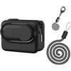 LICHIFIT Custodia protettiva in silicone per Insta360 GO3 fotocamera e Action Pod Shell Accessori di protezione della pelle con tracolla e corda anti-perdita