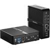 WINSMALL Fanless N95 Mini PC Industrial Computer Pc Industriale, 2x HD/DP/ 2x Lan/ 2x RS232 COM, Auto Power On, WIN11 Embedded PC Server 12V, 8GB DDR4 256GB M.2 SSD