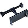 CLM-Tech Tablet Staffa Poggiatesta per Sedile d'auto, Porta Cellulare Supporto-Telefono rotazione di 360°, Universale per 4-11 pollici Tablet e Smartphone, nero