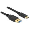 DELOCK CABLE USB (USB 3.2 GEN 1) TYP-A A USB TIPO-C 2 M SUPERSPEED