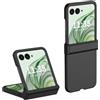 QJONSIU Cover Compatibile con Motorola Razr 60, Antiurto Ultrasottile PC Antigraffio Protettiva Cover-Nero