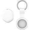 CHZHVAN Air Tracker Tag Localizzatore con custodia impermeabile,Compatibile con Apple Dov'è (solo iOS),Cercatore di Bluetooth per Borse,Bagagli,Animali Domestici e Zaini,Batteria Sostituibile,1 bianco