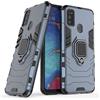 MaiJin Compatibile con Samsung Galaxy M30S, Galaxy M21 Cover, Custodia Armor Anello Cavalletto (Funziona con il Supporto Magnetico per Auto) Case Paraurti (Blu Navy)