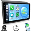 Roinvou 4G+128G Android 15 Schermo Autoradio per Fiat Ducato Peugeot Boxer Citroen Jumper 2006-2023 CarPlay Android Auto Roinvou, 9 Pollici Incell Touchscreen Stereo Auto GPS EQ WIFI RDS FM SWC Telecamera