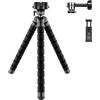 NEEWER BASICS Treppiede Smartphone Flessibile, Mini Octopus Tripod da Tavolo, Selfie Stick per Cellulare Fotocamera Compatibile con iPhone GoPro DJI Insta 360 Action Cam per Riprese Video Vlog, TP001
