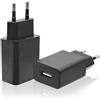 Dongcill Alimentatore USB C 10W, Caricabatterie USB 5V/2A, Spina Alimentatore, Compatibile con Cuffie, Smartphone, Orologio Intelligente, Lettori Elettronici, Tablet (Nero)