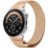 GIOPUEY Cinturini Compatibile con OnePlus Watch 3/2/2R, Cinturino in Acciaio Inossidabile Intrecciato [Resistente all'Usura] - Rose Gold
