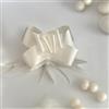 GMM Coccarde Fiocco Autotiranti Coccarde Decorative Nozze e Ricorrenze Varie /30 pz (Bianco)