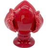Doni Bomboniere Kit 6 pz PUMI Pugliesi in Ceramica Realizzati a Mano di Colore Rosso con Finitura Lucida Perfetti Segnaposto Laurea Triennale o Magistrale Cerimonie Cresima Eventi Tema Puglia