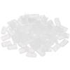 PATIKIL Tappi Silicone da 4mm per Cucito, 80Pz Stecche per Corsetti Corsetto Stecca Suggerimenti per l'Osso a Spirale Corsetto Colletto per Osso Poliestere, Bianco